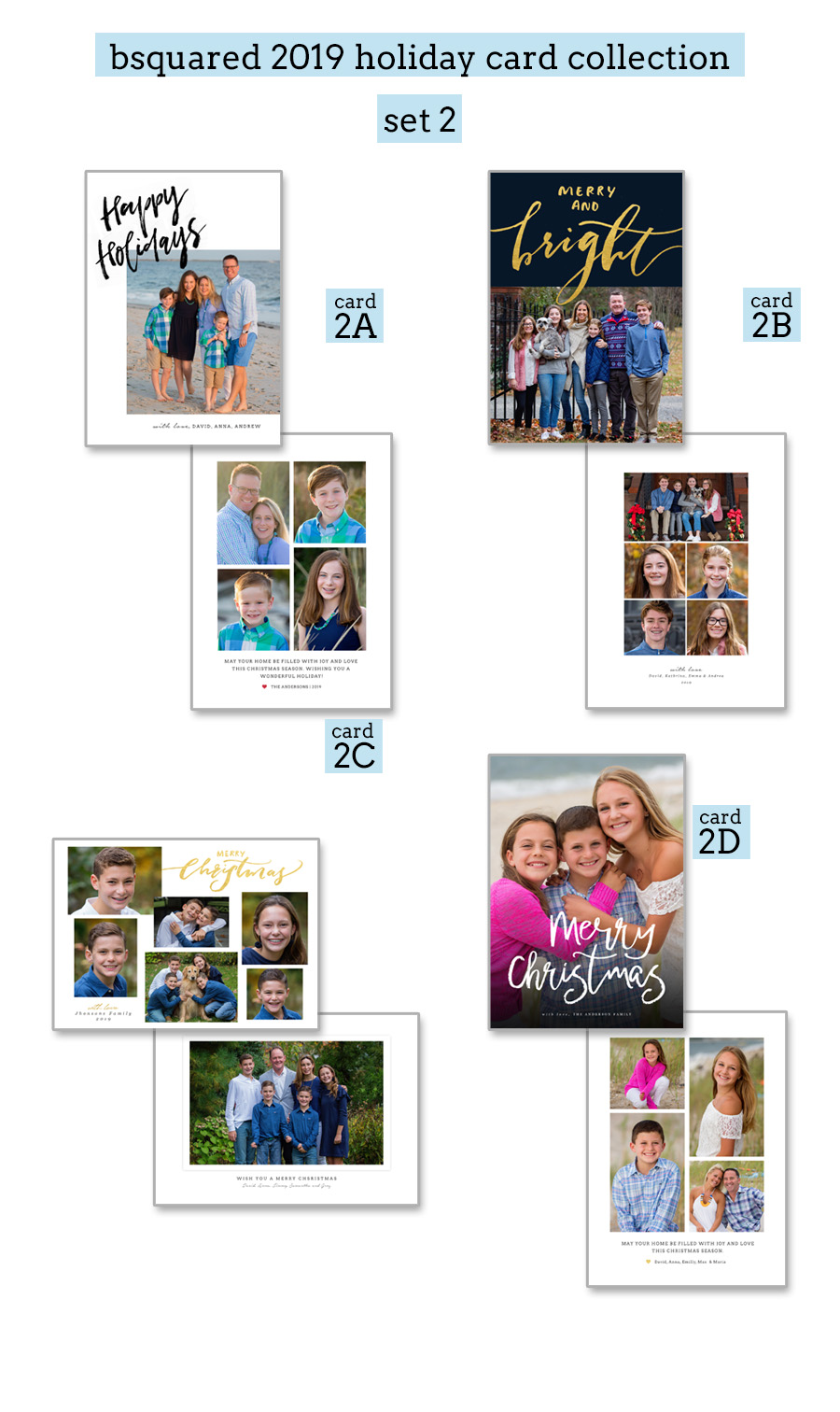 Beth 2019 xmas card set 2